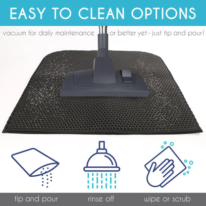 Waterproof Double - Layer Cat Litter Mat- 24x15 Inch Trapping Pad