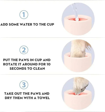 Dog Paw Cleaner- Soft Silicone Mud Remover For Small & Large Dog