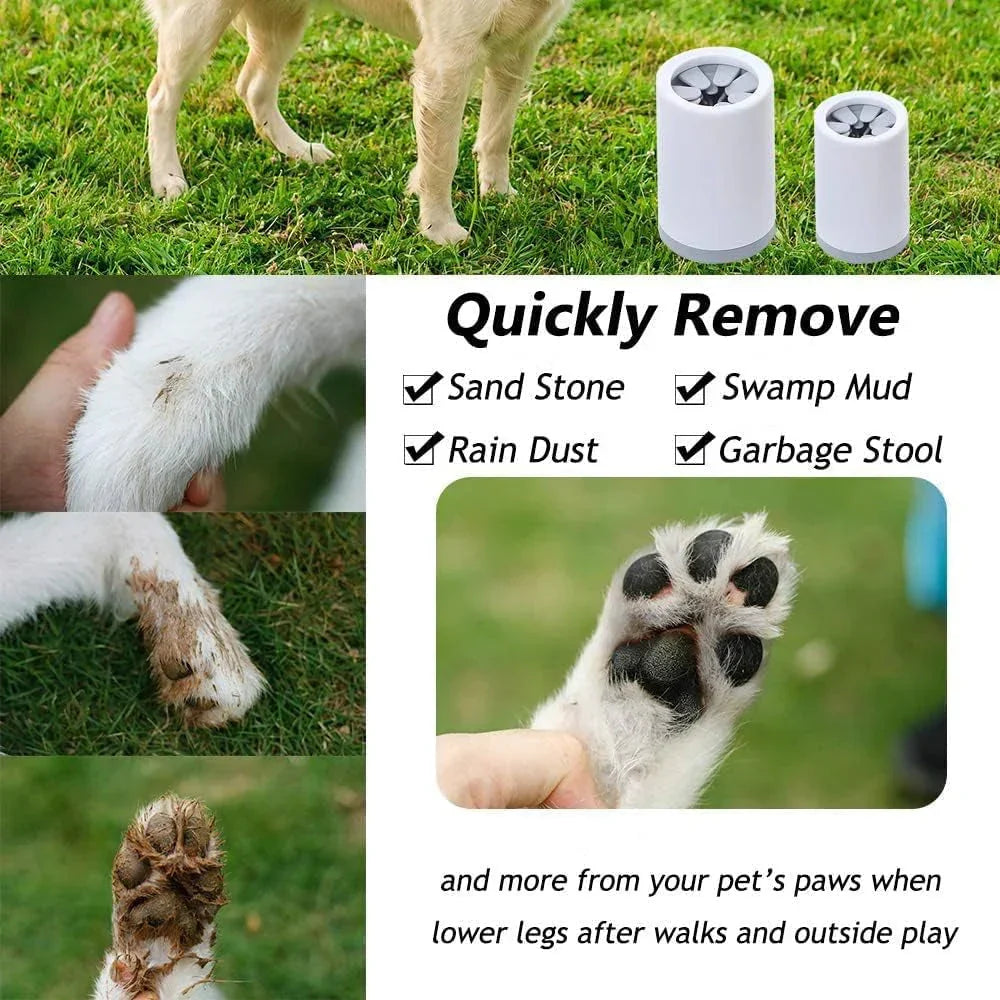 Dog Paw Cleaner- Soft Silicone Mud Remover For Small & Large Dog